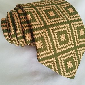 Wide geometric tie * vintage